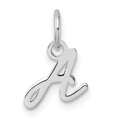14k-white-gold-uppercase-letter-a-initial-charm-SolomonJeweler-Wichita-KS-CustomJewelry