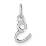 14k-white-gold-uppercase-letter-e-initial-charm-SolomonJeweler-Wichita-KS-CustomJewelry
