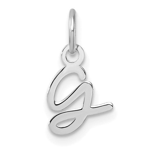 14k-white-gold-uppercase-letter-g-initial-charm-SolomonJeweler-Wichita-KS-CustomJewelry