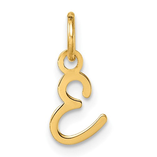 14k-uppercase-letter-e-initial-charm-SolomonJeweler-Wichita-KS-CustomJewelry