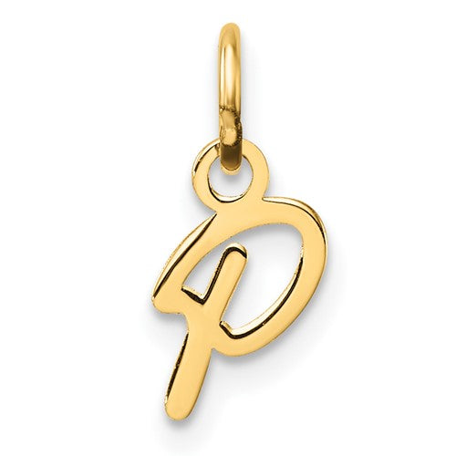 14k-uppercase-letter-p-initial-charm-SolomonJeweler-Wichita-KS-CustomJewelry