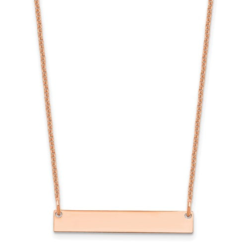 14l-rose-gold-small-blank-bar-necklace-SolomonJeweler-Wichita-KS-CustomJewelry