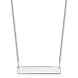 14k-white-gold-small-polished-blank-bar-necklace-SolomonJeweler-Wichita-KS-CustomJewelry