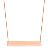 14k-rose-gold-large-blank-bar-necklace-SolomonJeweler-Wichita-KS-CustomJewelry