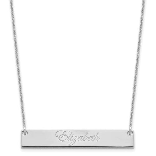 14k-white-gold-medium-edwardian-scrript-bar-necklace-SolomonJeweler-Wichita-KS-CustomJewelry