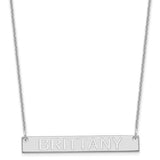 14k-white-gold-medium-capitalized-arial-rounded-bar-necklace-SolomonJeweler-Wichita-KS-CustomJewelry