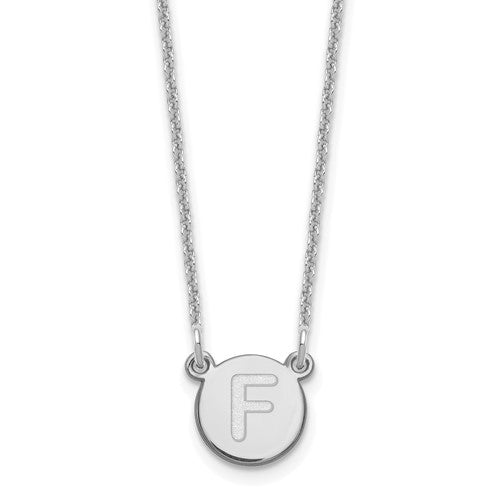 14kw-tiny-circle-block-letter-f-initial-necklace-SolomonJeweler-Wichita-KS-CustomJewelry