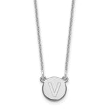 14kw-tiny-circle-block-letter-v-initial-necklace-SolomonJeweler-Wichita-KS-CustomJewelry