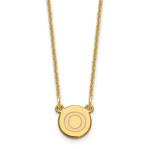 14ky-tiny-circle-block-letter-o-initial-necklace-SolomonJeweler-Wichita-KS-CustomJewelry