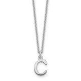 14kw-cutout-letter-c-initial-necklace-SolomonJeweler-Wichita-KS-CustomJewelry