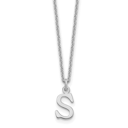 14kw-cutout-letter-s-initial-necklace-SolomonJeweler-Wichita-KS-CustomJewelry