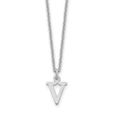 14kw-cutout-letter-v-initial-necklace-SolomonJeweler-Wichita-KS-CustomJewelry