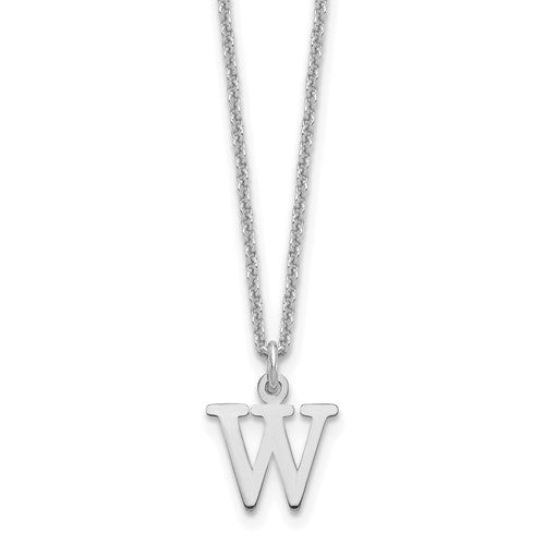 14kw-cutout-letter-w-initial-necklace-SolomonJeweler-Wichita-KS-CustomJewelry