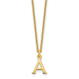 14ky-cutout-letter-a-initial-necklace-SolomonJeweler-Wichita-KS-CustomJewelry