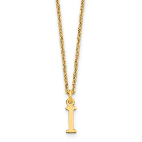 14ky-cutout-letter-i-initial-necklace-SolomonJeweler-Wichita-KS-CustomJewelry