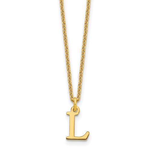 14ky-cutout-letter-l-initial-necklace-SolomonJeweler-Wichita-KS-CustomJewelry