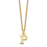 14ky-cutout-letter-p-initial-necklace-SolomonJeweler-Wichita-KS-CustomJewelry