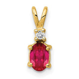 14k-6x4mm-oval-ruby-aa-diamond-pendant-SolomonJeweler-Wichita-KS-CustomJewelry