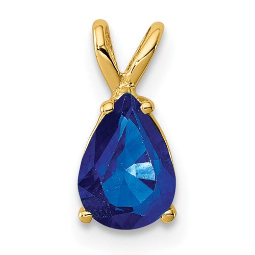 14k-sapphire-pendant-SolomonJeweler-Wichita-KS-CustomJewelry