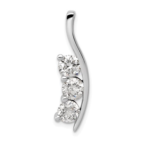 14k-white-gold-aa-diamond-large-three-stone-curved-bar-pendant-SolomonJeweler-Wichita-KS-CustomJewelry