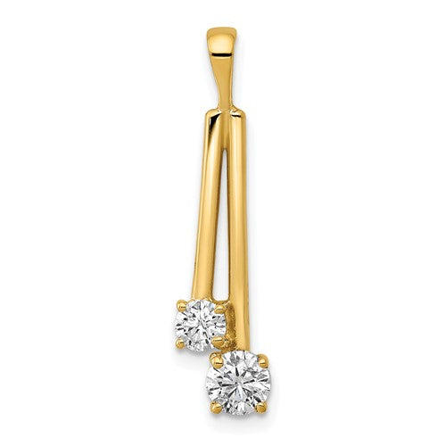 14k-aa-diamond-two-stone-pendant-SolomonJeweler-Wichita-KS-CustomJewelry