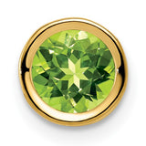 14k-6mm-peridot-bezel-pendant-SolomonJeweler-Wichita-KS-CustomJewelry