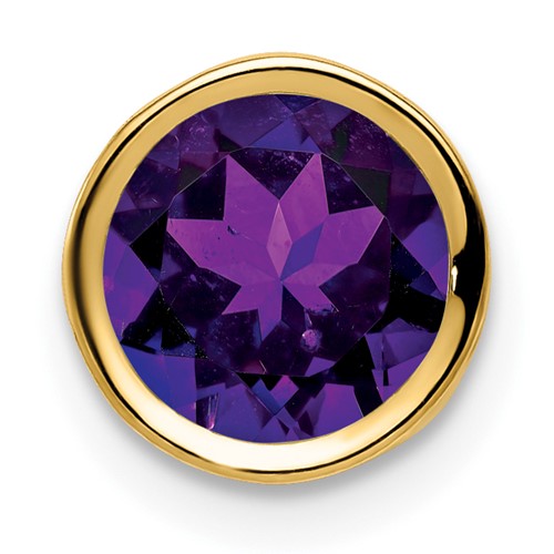 14k-7mm-amethyst-bezel-pendant-SolomonJeweler-Wichita-KS-CustomJewelry
