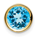 14k-7mm-blue-topaz-bezel-pendant-SolomonJeweler-Wichita-KS-CustomJewelry