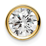 14k-7mm-cubic-zirconia-bezel-pendant-SolomonJeweler-Wichita-KS-CustomJewelry
