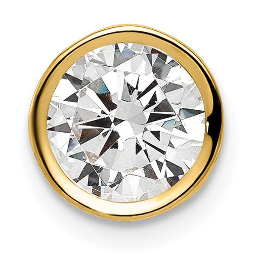 14k-7mm-cubic-zirconia-bezel-pendant-SolomonJeweler-Wichita-KS-CustomJewelry