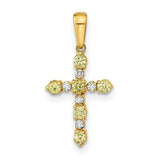 14k-peridot-and-diamond-cross-pendant-SolomonJeweler-Wichita-KS-CustomJewelry
