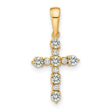 14k-white-topaz-and-diamond-cross-pendant-SolomonJeweler-Wichita-KS-CustomJewelry