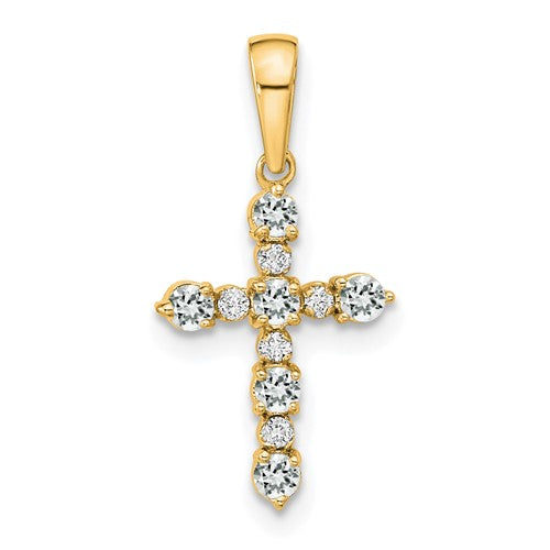 14k-white-topaz-and-diamond-cross-pendant-SolomonJeweler-Wichita-KS-CustomJewelry