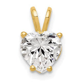 14k-7mm-heart-cubic-zirconia-pendant-SolomonJeweler-Wichita-KS-CustomJewelry