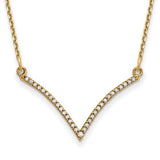 14ky-diamond-v-necklace-SolomonJeweler-Wichita-KS-CustomJewelry
