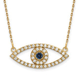 14k-medium-necklace-diamond-and-sapphire-evil-eye-SolomonJeweler-Wichita-KS-CustomJewelry