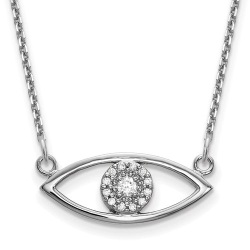 14k-white-gold-small-necklace-diamond-evil-eye-SolomonJeweler-Wichita-KS-CustomJewelry
