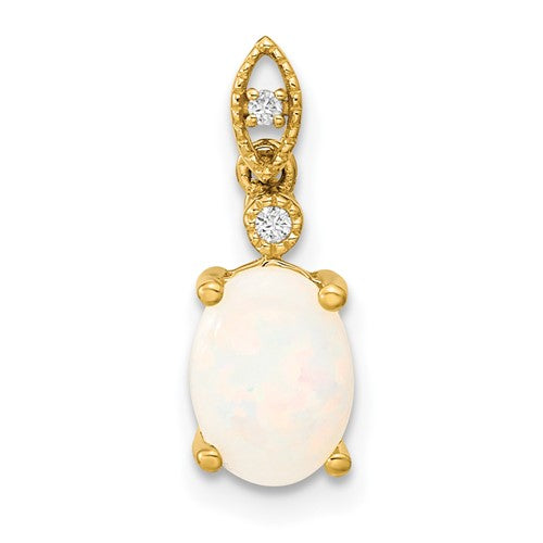 14k-austrian-opal-and-diamond-pendant-SolomonJeweler-Wichita-KS-CustomJewelry