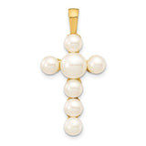 14k-4-6mm-white-button-freshwater-cultured-pearl-cross-pendant-SolomonJeweler-Wichita-KS-CustomJewelry