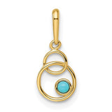 14k-synthetic-turquoise-circle-pendant-SolomonJeweler-Wichita-KS-CustomJewelry