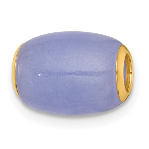 14k-polished-lavender-jade-oval-bead-slide-pendant-SolomonJeweler-Wichita-KS-CustomJewelry
