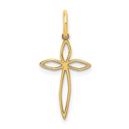 14k-laser-designed-passion-cross-charm-SolomonJeweler-Wichita-KS-CustomJewelry