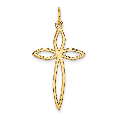 14k-laser-designed-passion-cross-pendant-SolomonJeweler-Wichita-KS-CustomJewelry