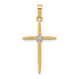 14k-diamond-polished-passion-cross-pendant-SolomonJeweler-Wichita-KS-CustomJewelry