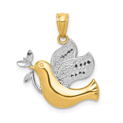 14k-w-rhodium-peace-dove-pendant-SolomonJeweler-Wichita-KS-CustomJewelry