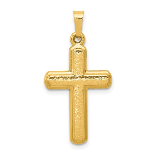 14k-satin-latin-cross-pendant-SolomonJeweler-Wichita-KS-CustomJewelry