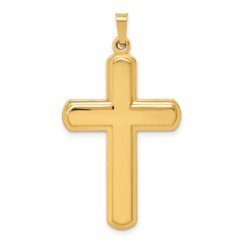 14k-polished-latin-cross-pendant-SolomonJeweler-Wichita-KS-CustomJewelry
