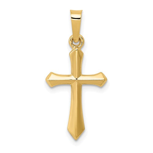 14k-polished-cross-pendant-SolomonJeweler-Wichita-KS-CustomJewelry