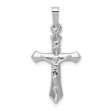 14k-white-gold-polished-inri-crucifix-pendant-SolomonJeweler-Wichita-KS-CustomJewelry