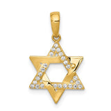 14k-polished-cz-star-of-david-pendant-SolomonJeweler-Wichita-KS-CustomJewelry